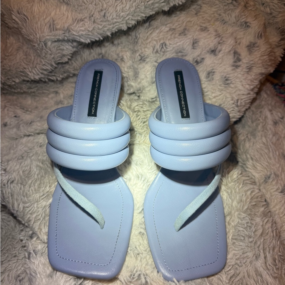 Light Blue Heeled Sandals